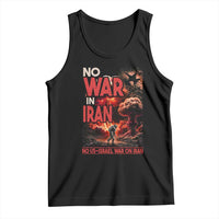 No US Israel War On Iran Tank Top Peace Not War