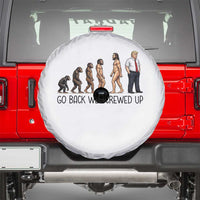 Go Back We Screwed Up Spare Tire Cover Funny Anti Authoritarian