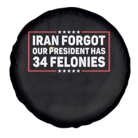 Iran Forgot Our President Has 34 Felonies Spare Tire Cover Political Protest