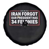 Iran Forgot Our President Has 34 Felonies Spare Tire Cover Political Protest