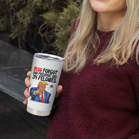 Iran Forgot Our President Has 34 Felonies Tumbler Cup Funny Political Satire