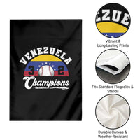 Venezuela 2026 Champions Garden Flag Vintage 7 Stars Flag Baseball Pride