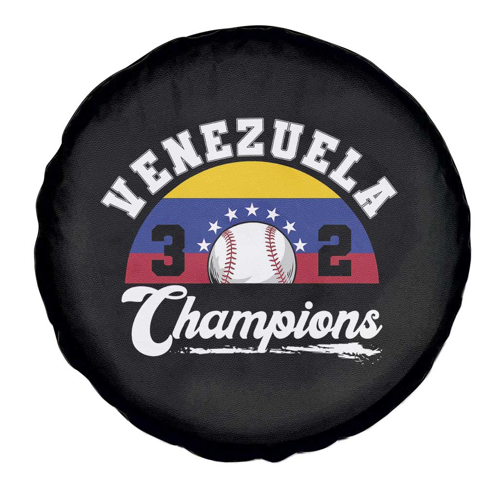 Venezuela 2026 Champions Spare Tire Cover Vintage 7 Stars Flag Baseball Pride