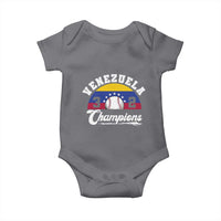 Venezuela 2026 Champions Baby Onesie Vintage 7 Stars Flag Baseball Pride