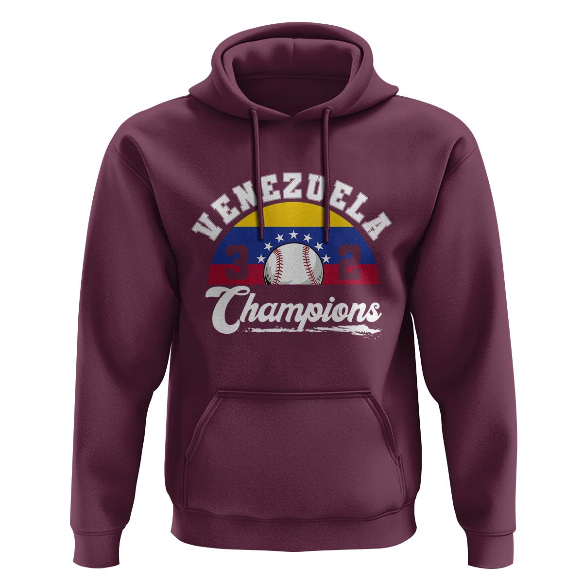 Venezuela 2026 Champions Hoodie Vintage 7 Stars Flag Baseball Pride