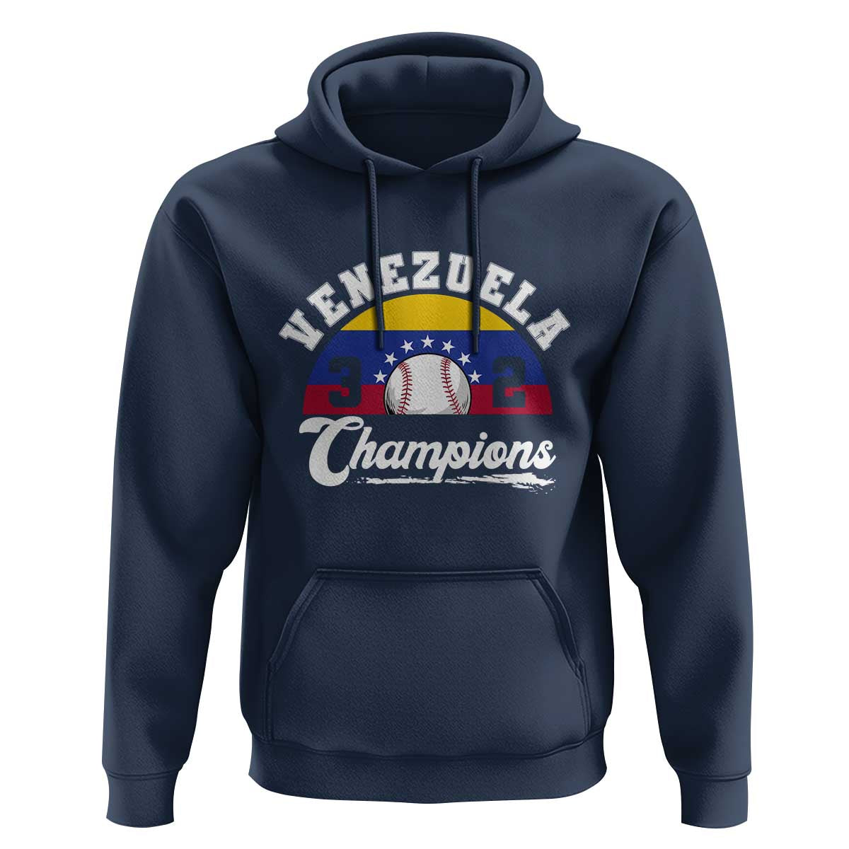 Venezuela 2026 Champions Hoodie Vintage 7 Stars Flag Baseball Pride