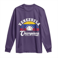 Venezuela 2026 Champions Long Sleeve Shirt Vintage 7 Stars Flag Baseball Pride