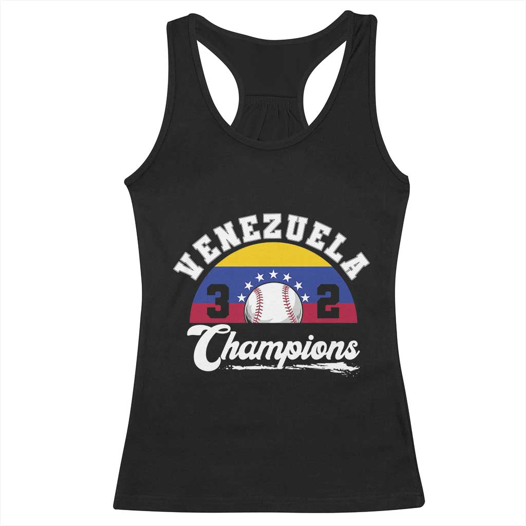 Venezuela 2026 Champions Racerback Tank Top Vintage 7 Stars Flag Baseball Pride