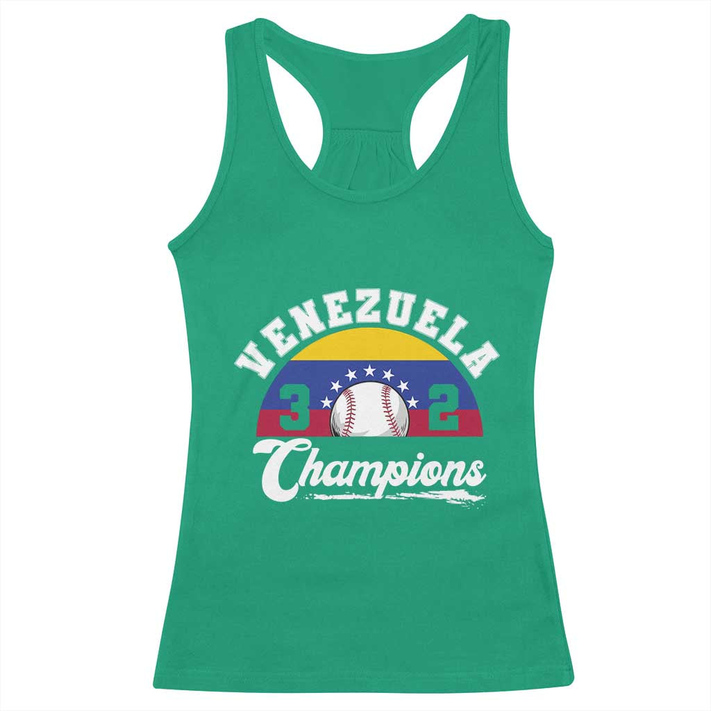 Venezuela 2026 Champions Racerback Tank Top Vintage 7 Stars Flag Baseball Pride