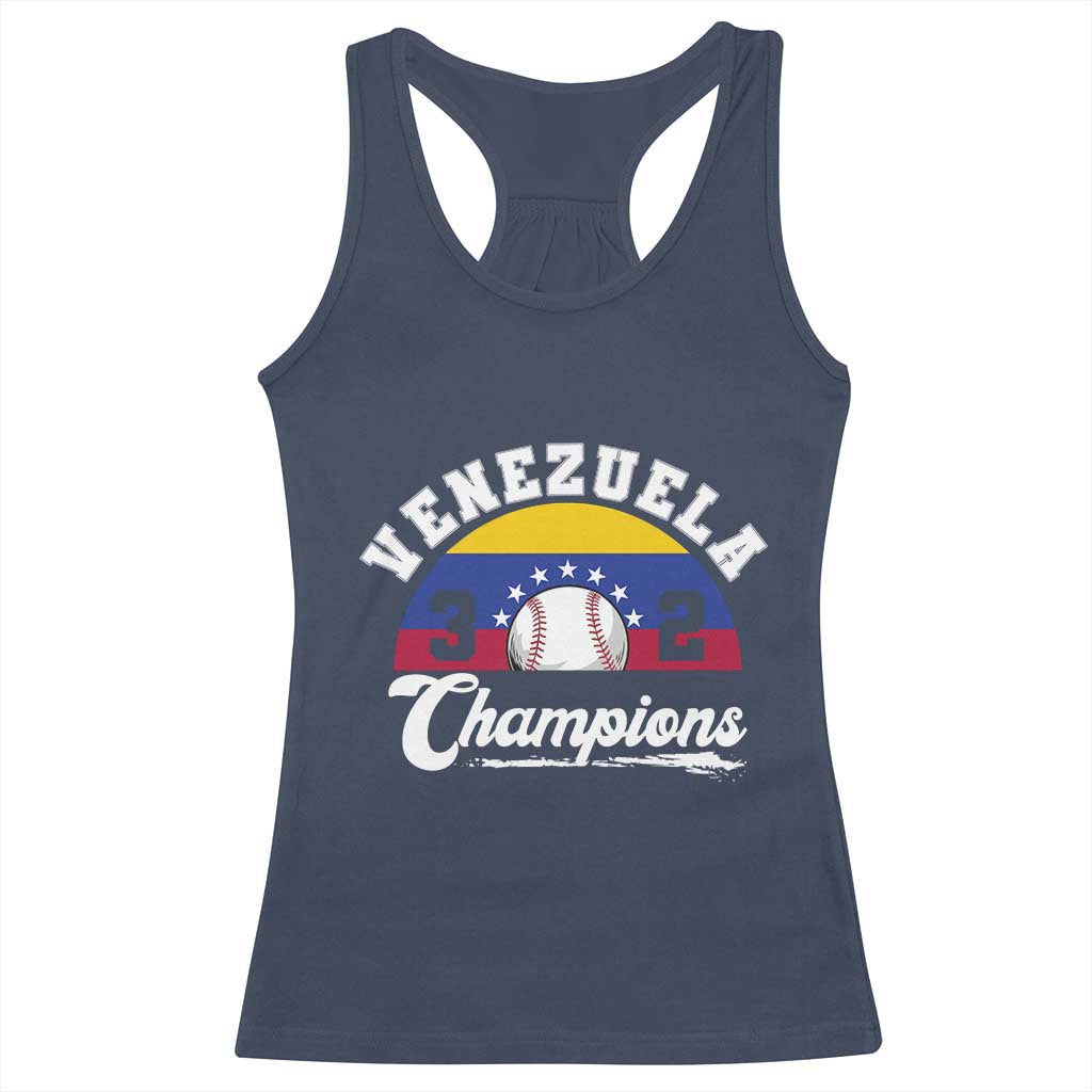 Venezuela 2026 Champions Racerback Tank Top Vintage 7 Stars Flag Baseball Pride
