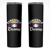 Venezuela 2026 Champions Skinny Tumbler Vintage 7 Stars Flag Baseball Pride