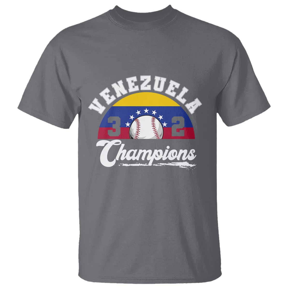 Venezuela 2026 Champions T Shirt Vintage 7 Stars Flag Baseball Pride