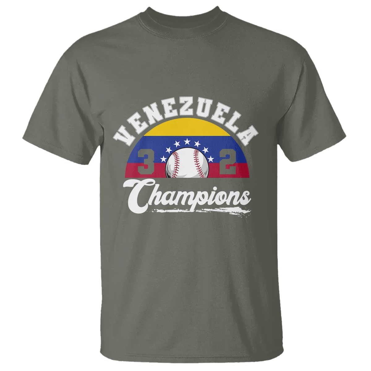 Venezuela 2026 Champions T Shirt Vintage 7 Stars Flag Baseball Pride