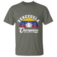 Venezuela 2026 Champions T Shirt Vintage 7 Stars Flag Baseball Pride