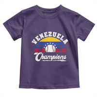 Venezuela 2026 Champions Toddler T Shirt Vintage 7 Stars Flag Baseball Pride