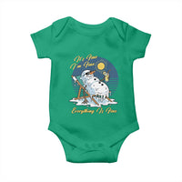 Melting Snowman Christmas In July Baby Onesie It Is Fine Everything Is Fine