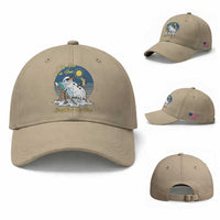 Melting Snowman Christmas In July Baseball Cap It Is Fine Everything Is Fine