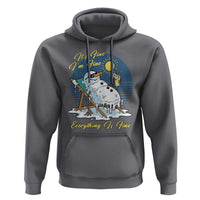 Melting Snowman Christmas In July Hoodie It Is Fine Everything Is Fine
