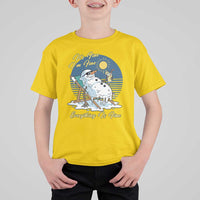 Melting Snowman Christmas In July T Shirt For Kid It Is Fine Everything Is Fine