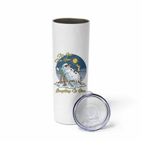 Melting Snowman Christmas In July Skinny Tumbler It Is Fine Everything Is Fine