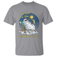 Melting Snowman Christmas In July T Shirt It Is Fine Everything Is Fine