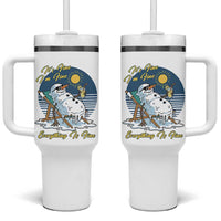 Melting Snowman Christmas In July Tumbler With Handle It Is Fine Everything Is Fine