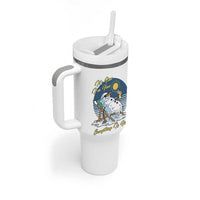 Melting Snowman Christmas In July Tumbler With Handle It Is Fine Everything Is Fine