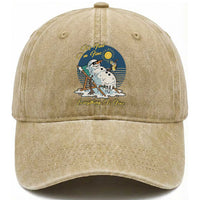 Melting Snowman Christmas In July Washed Cotton Baseball Cap It Is Fine Everything Is Fine