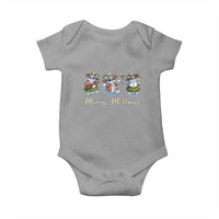 Funny Hawaiian Snowman Summer Graphic Baby Onesie Merry Meltmas