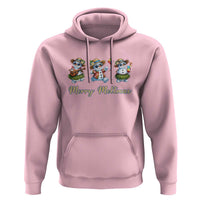 Funny Hawaiian Snowman Summer Graphic Hoodie Merry Meltmas