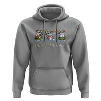 Funny Hawaiian Snowman Summer Graphic Hoodie Merry Meltmas