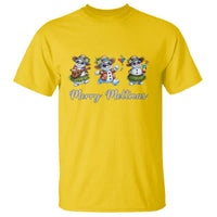 Funny Hawaiian Snowman Summer Graphic T Shirt Merry Meltmas
