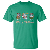 Funny Hawaiian Snowman Summer Graphic T Shirt Merry Meltmas