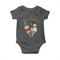 Christmas In July Ice Cream Snowman Graphic Baby Onesie Merry Meltmas