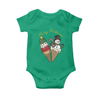 Christmas In July Ice Cream Snowman Graphic Baby Onesie Merry Meltmas
