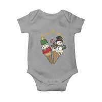 Christmas In July Ice Cream Snowman Graphic Baby Onesie Merry Meltmas