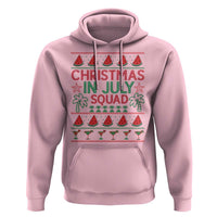 Christmas In July Squad Hoodie Tropical Beach Party Graphic