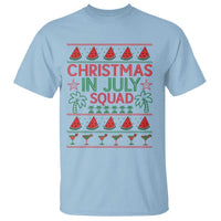 Christmas In July Squad T Shirt Tropical Beach Party Graphic