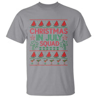 Christmas In July Squad T Shirt Tropical Beach Party Graphic