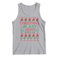 Christmas In July Squad Tank Top Tropical Beach Party Graphic