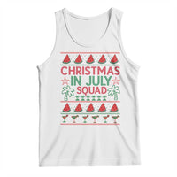 Christmas In July Squad Tank Top Tropical Beach Party Graphic