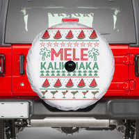 Mele Kalikimaka Spare Tire Cover Hawaiian Ugly Christmas Sweater