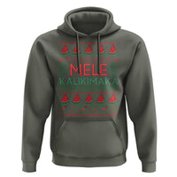 Mele Kalikimaka Hoodie Hawaiian Ugly Christmas Sweater