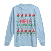 Mele Kalikimaka Long Sleeve Shirt Hawaiian Ugly Christmas Sweater