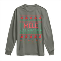 Mele Kalikimaka Long Sleeve Shirt Hawaiian Ugly Christmas Sweater