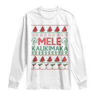 Mele Kalikimaka Long Sleeve Shirt Hawaiian Ugly Christmas Sweater