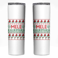 Mele Kalikimaka Skinny Tumbler Hawaiian Ugly Christmas Sweater
