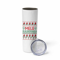 Mele Kalikimaka Skinny Tumbler Hawaiian Ugly Christmas Sweater