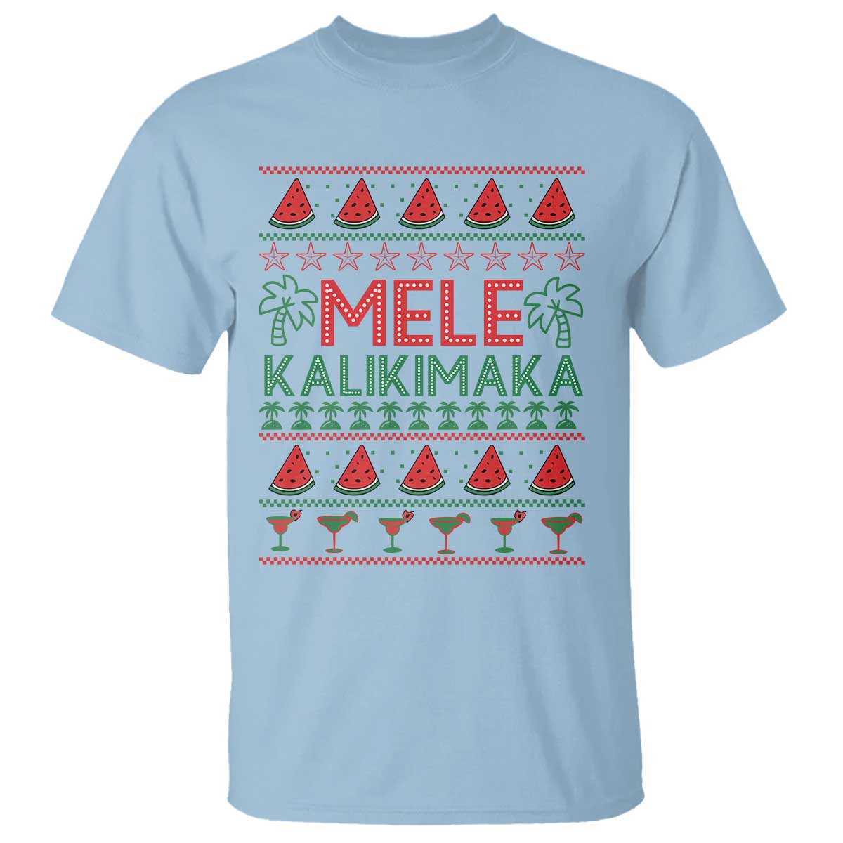 Mele Kalikimaka T Shirt Hawaiian Ugly Christmas Sweater