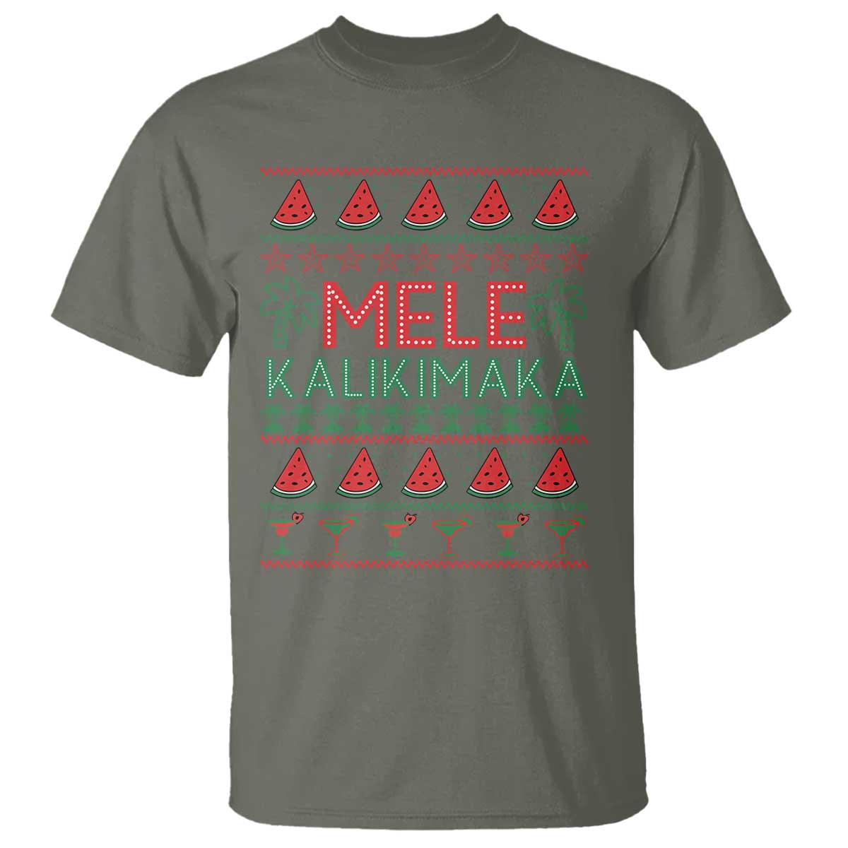 Mele Kalikimaka T Shirt Hawaiian Ugly Christmas Sweater
